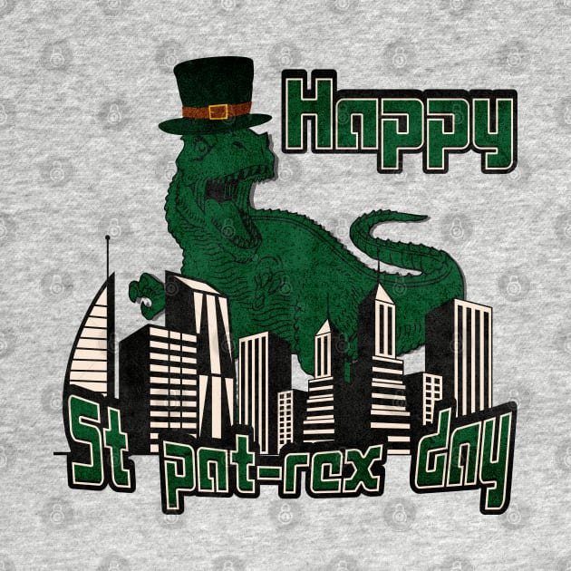 Happy St Pat Rex Day by Brookcliff